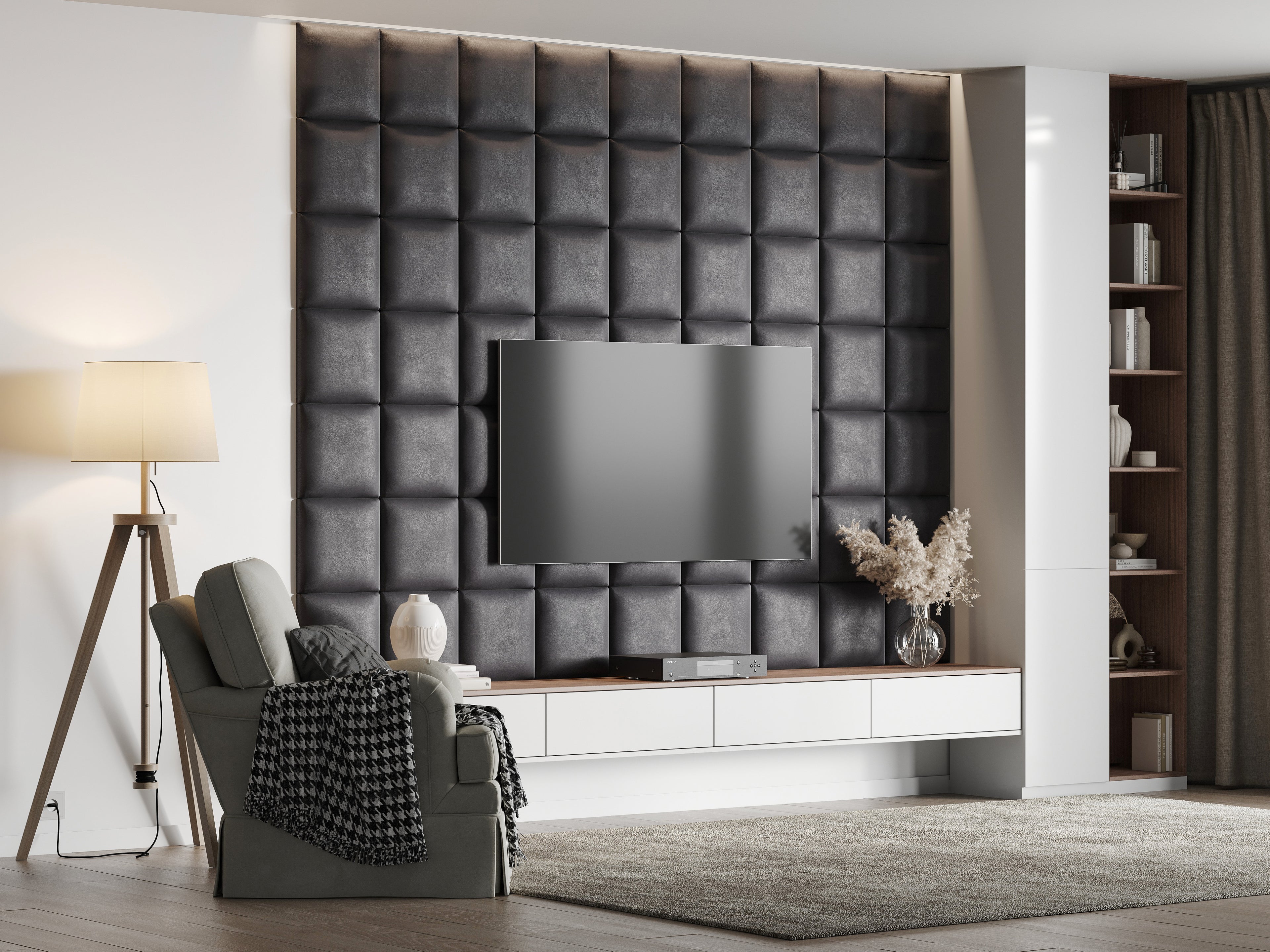 QUADRAT 30X30 MATERA VINTAGE KUNSTLEDER WANDKISSEN IN LEDEROPTIK