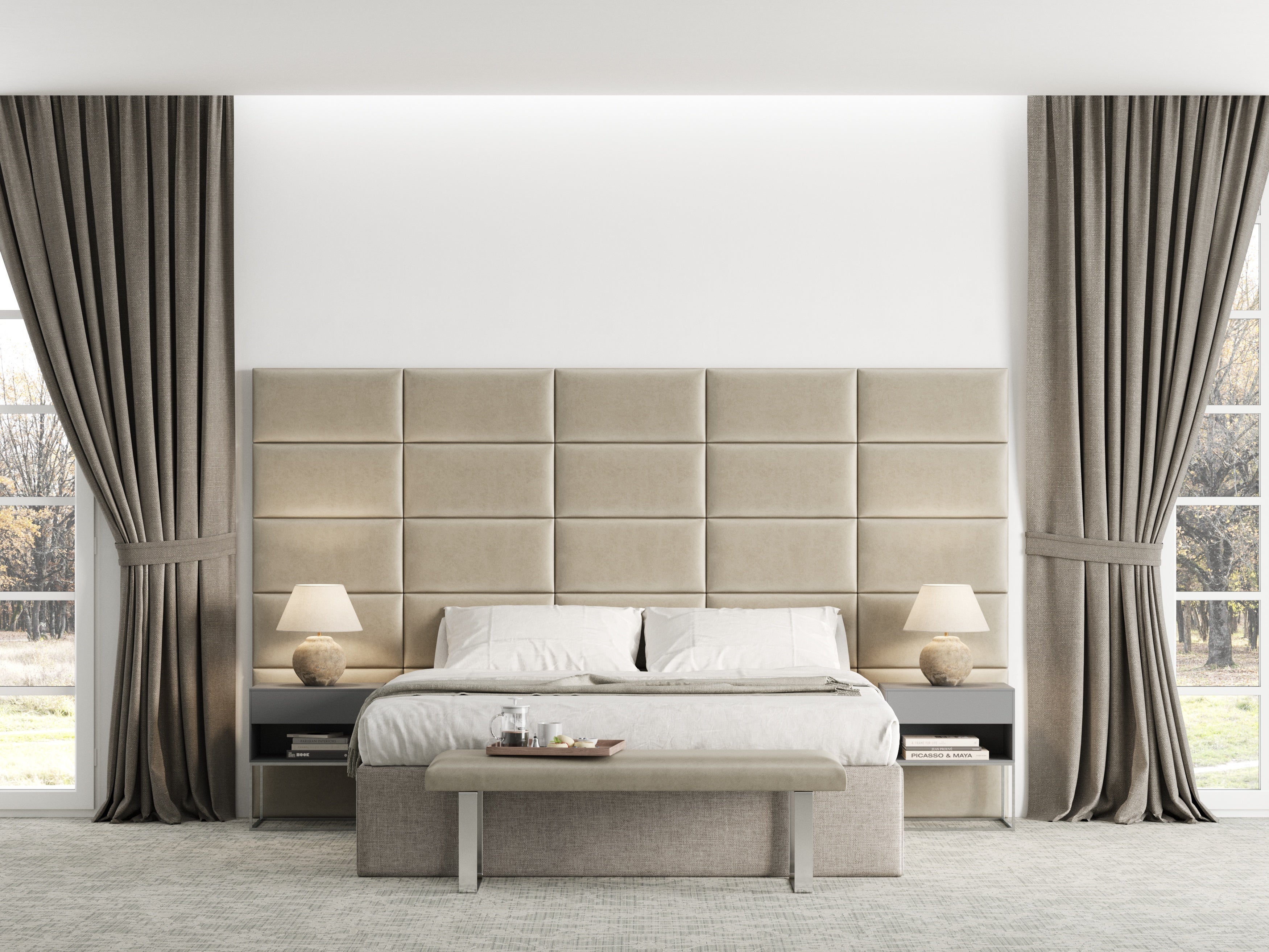 RECHTECK 60X30 RIVIERA SAMT Wandkissen