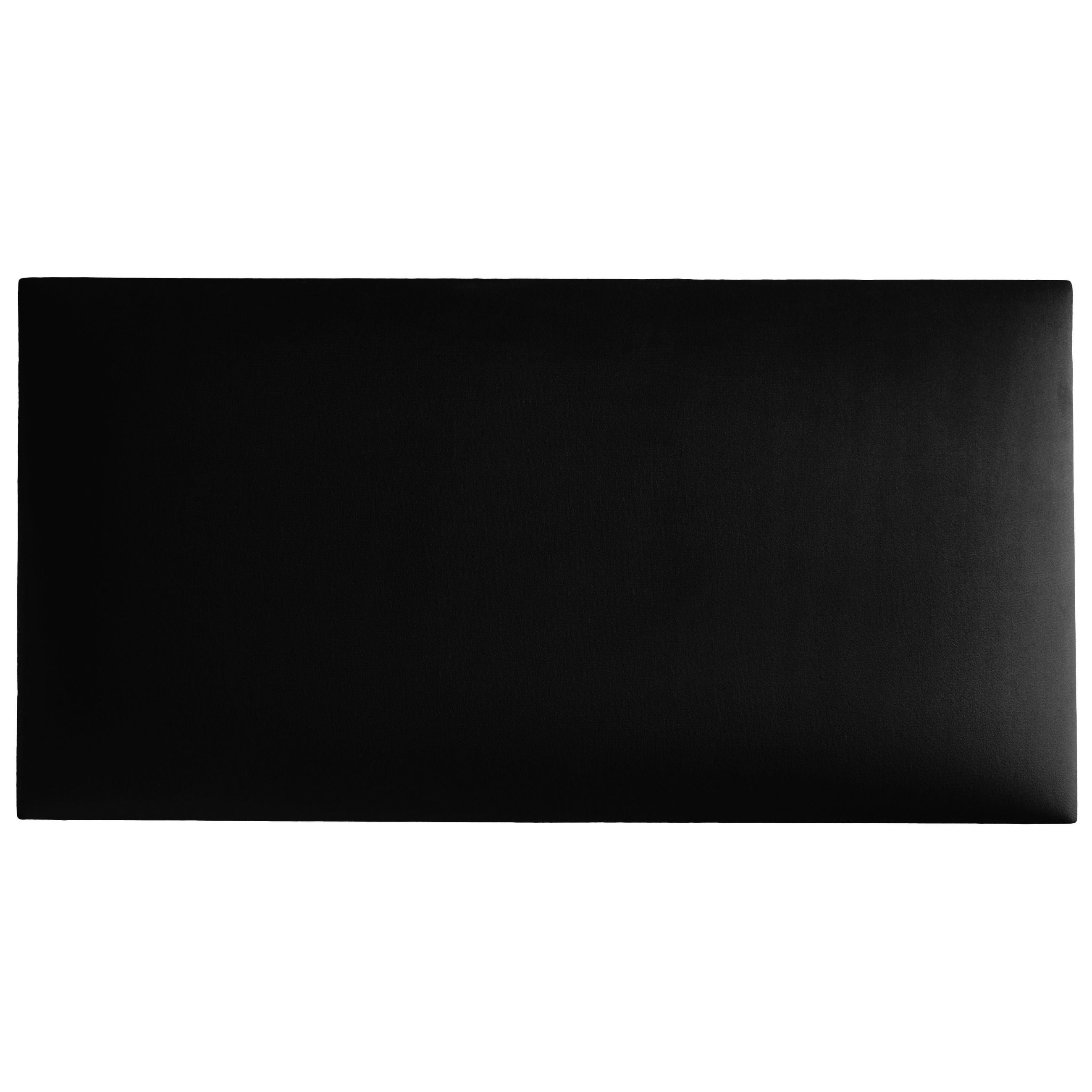 Wandkissen aus Samt Stoff der Rivera Kollektion in der Größe 60x30 mit der Farbe Schwarz RV100