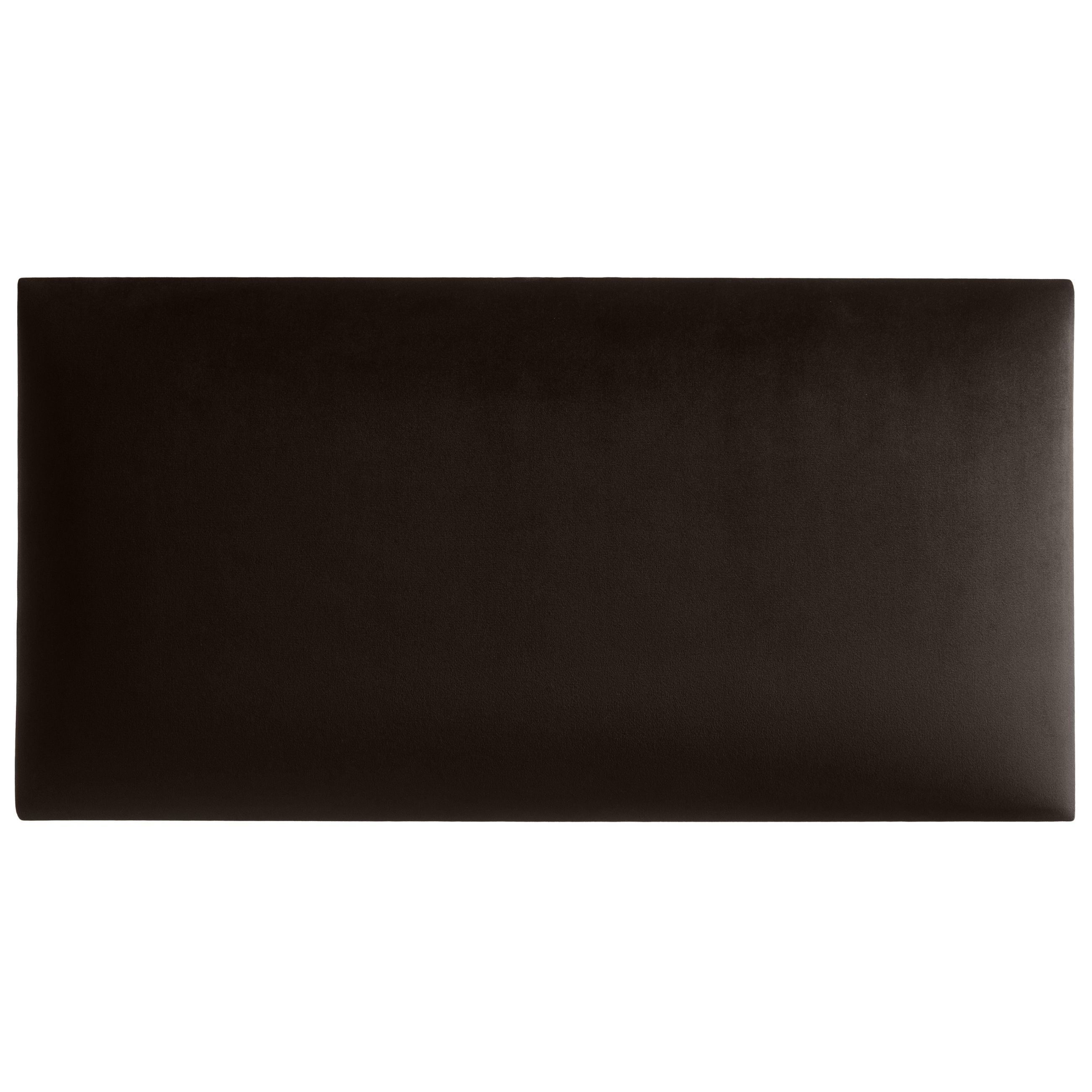 Wandkissen aus Samt Stoff der Rivera Kollektion in der Größe 60x30 mit der Farbe Dunkel-Braun RV28