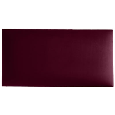 Wandkissen aus Samt Stoff der Rivera Kollektion in der Größe 60x30 mit der Farbe Bordeaux-Rot RV59