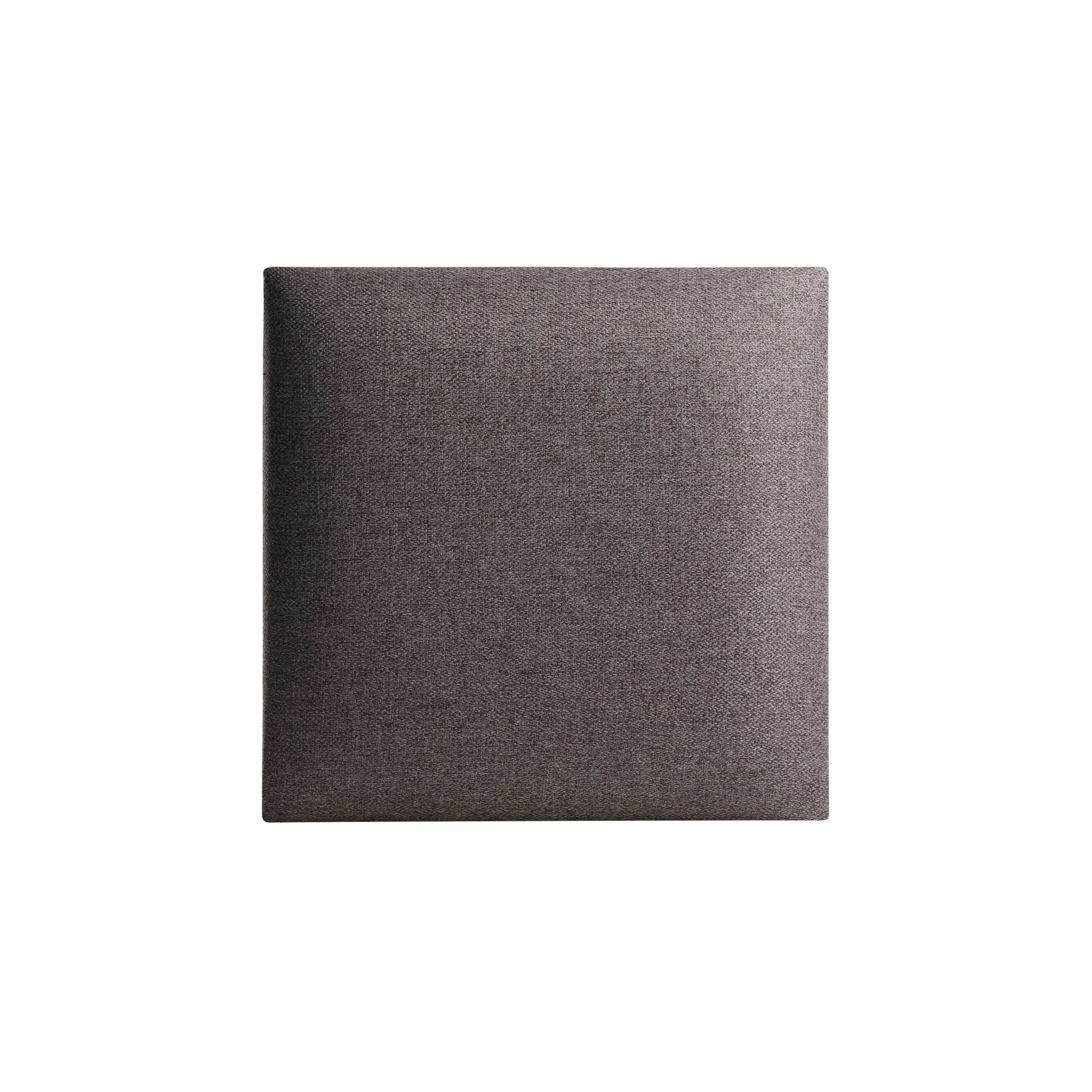 Wandkissen 30x30 aus Savona Web Stoff in der Farbe Espresso SV05