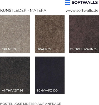 RECHTECK 60X30 MATERA VINTAGE KUNSTLEDER LEDEROPTIK