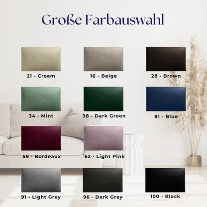 RECHTECK 50X30 RIVIERA SAMT Wandkissen