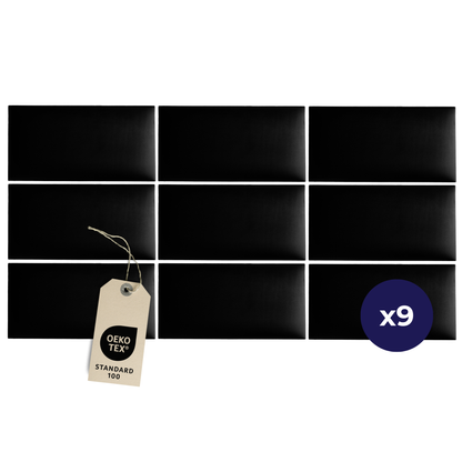 Bett Kopfteil 180cm Wandpolster 60x30 cm Bundle x9 Riviera Samt