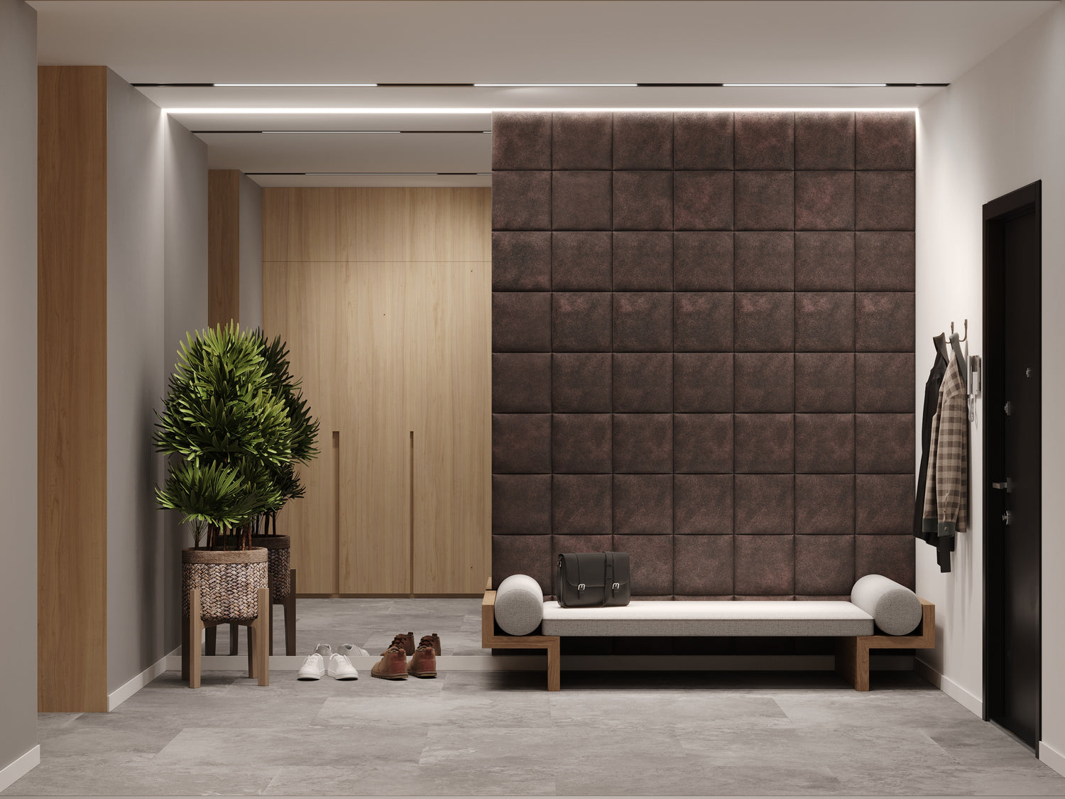 QUADRAT 30X30 MATERA VINTAGE KUNSTLEDER WANDKISSEN IN LEDEROPTIK