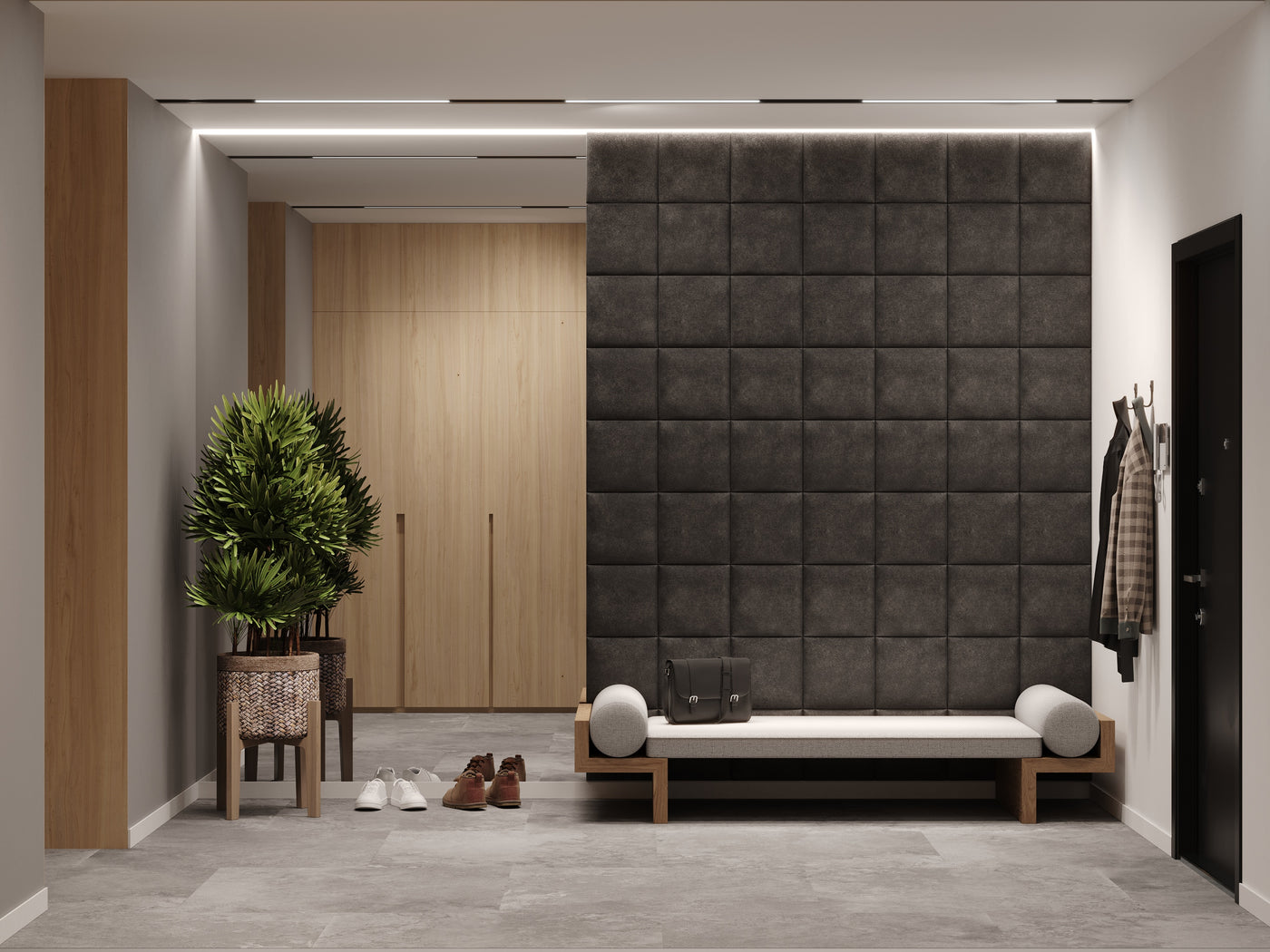 QUADRAT 30X30 MATERA VINTAGE KUNSTLEDER