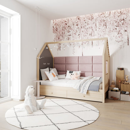 Kinderzimmer Wandpolster Wandschutz Massanfertigung