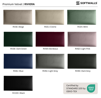 RECHTECK 60X30 RIVIERA SAMT