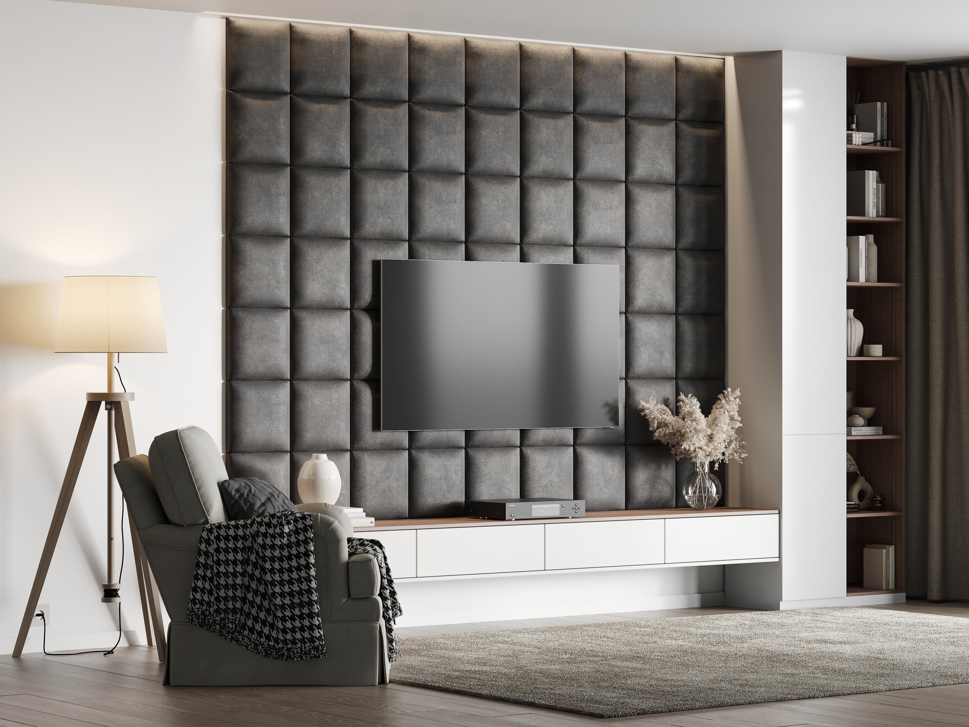 QUADRAT 30X30 MATERA VINTAGE KUNSTLEDER WANDKISSEN IN LEDEROPTIK