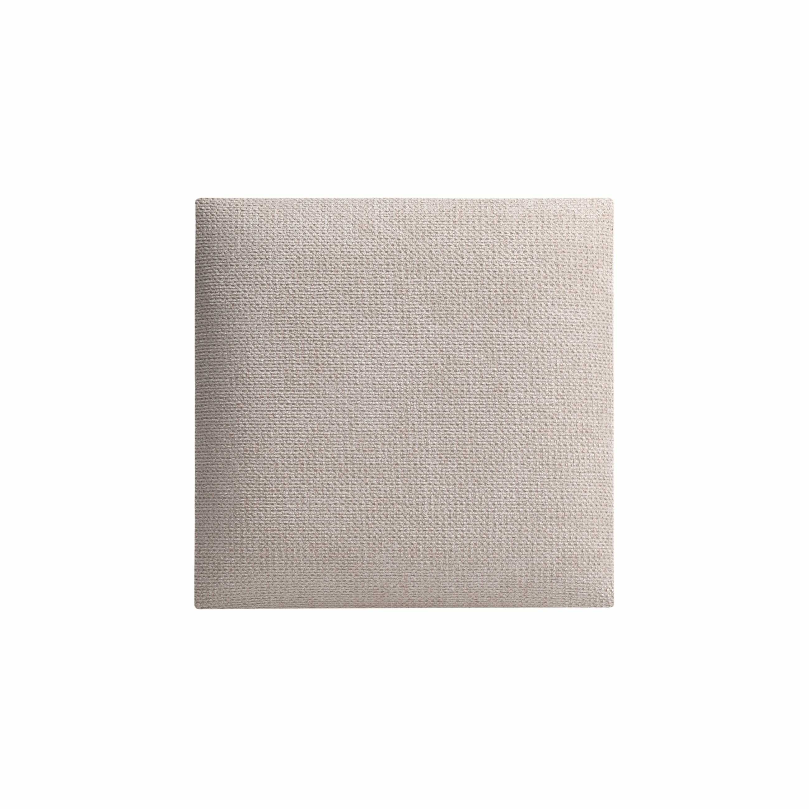 Wandpolster 30x30 aus Capri Velour Stoff in der Farbe Beige CP02