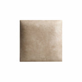 Wandpolster 30x30 aus Matera Vintage-Kunstleder in der Farbe Creme MT21