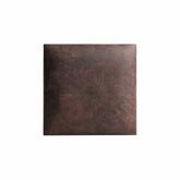 Wandpolster 30x30 aus Matera Vintage-Kunstleder in der Farbe Dunkel-Braun MT29