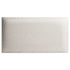 Rechteckiges Wandpolster aus Savona Webstoff mit Jacquard Struktur in der Farbe Creme SV1