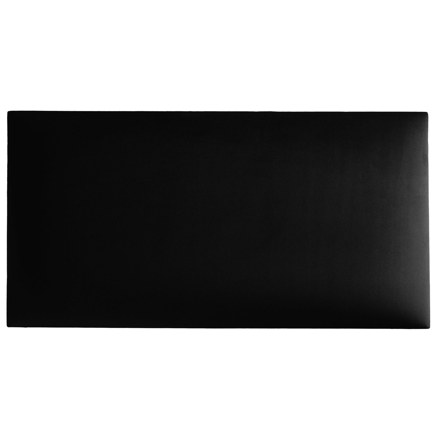 Wandkissen aus Samt Stoff der Rivera Kollektion in der Größe 60x30 mit der Farbe Schwarz RV100