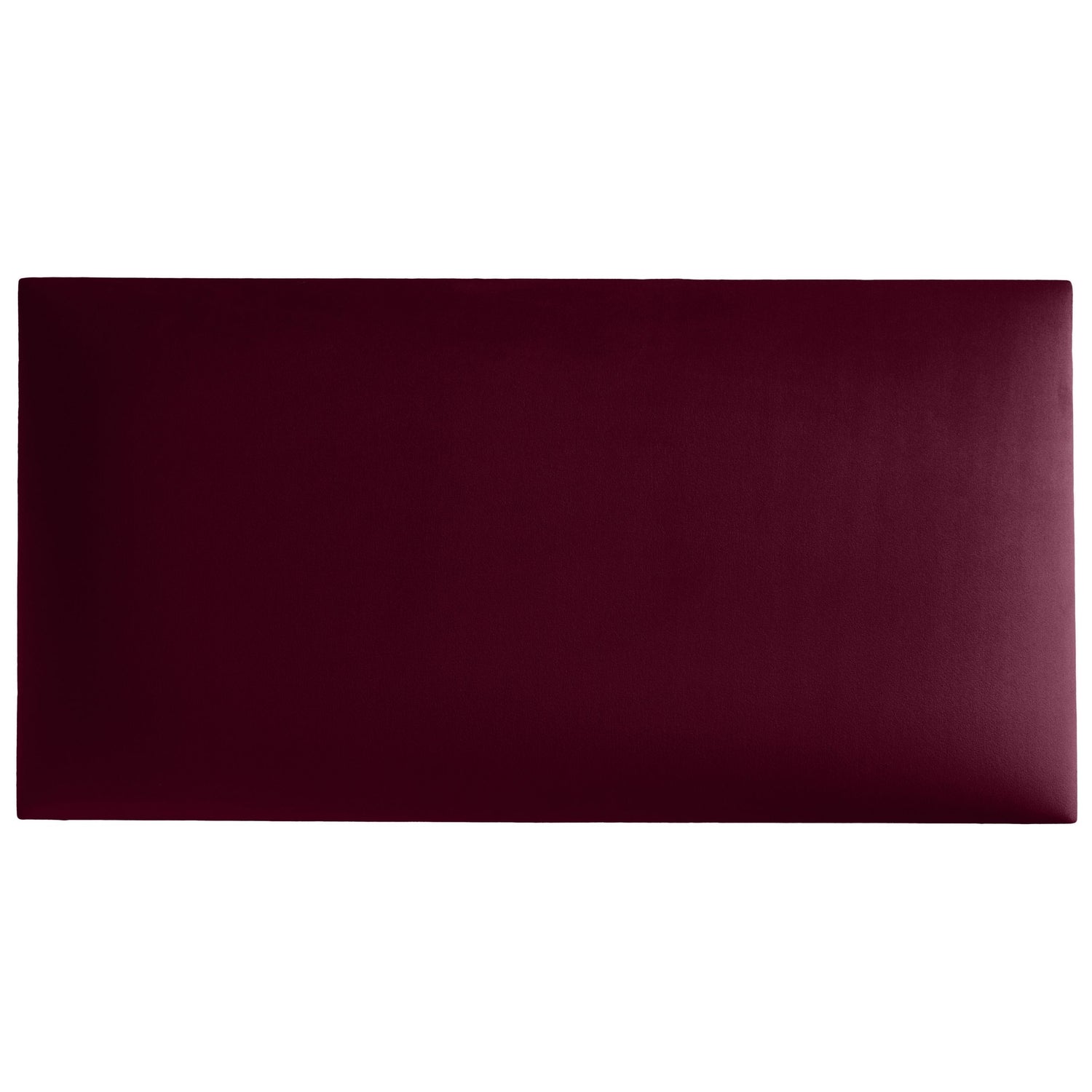 Wandkissen aus Samt Stoff der Rivera Kollektion in der Größe 60x30 mit der Farbe Bordeaux-Rot RV59