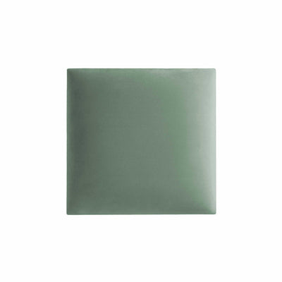 Wandpolster 30x30 aus Riviera Samt Stoff in der Farbe Mint-Grün RV34