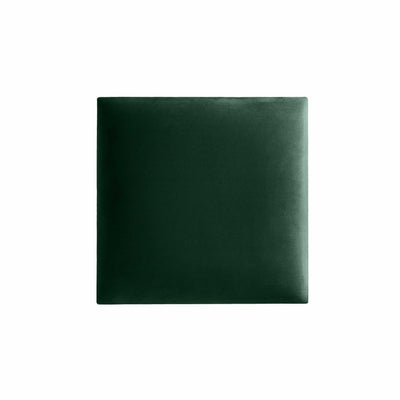Wandpolster 30x30 aus Riviera Samt Stoff in der Farbe Dunkel-Grün RV38