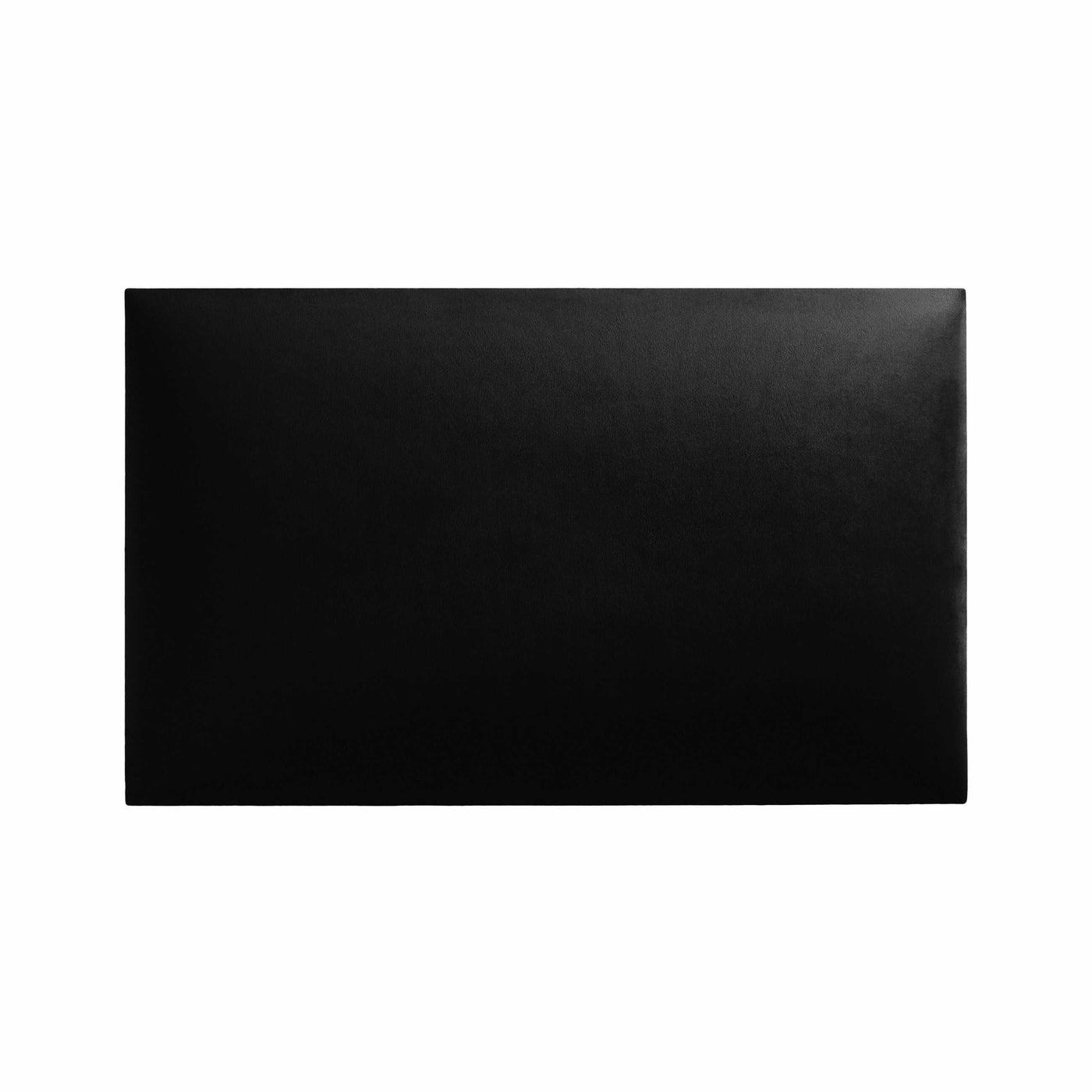 Rechteckiges Wandpolster 50x30 aus Riviera Samt Stoff in der Farbe Schwarz RV100