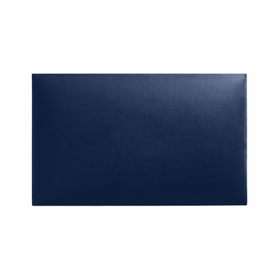 Rechteckiges Wandpolster 50x30 aus Riviera Samt Stoff in der Farbe Dunkel-Blau RV81