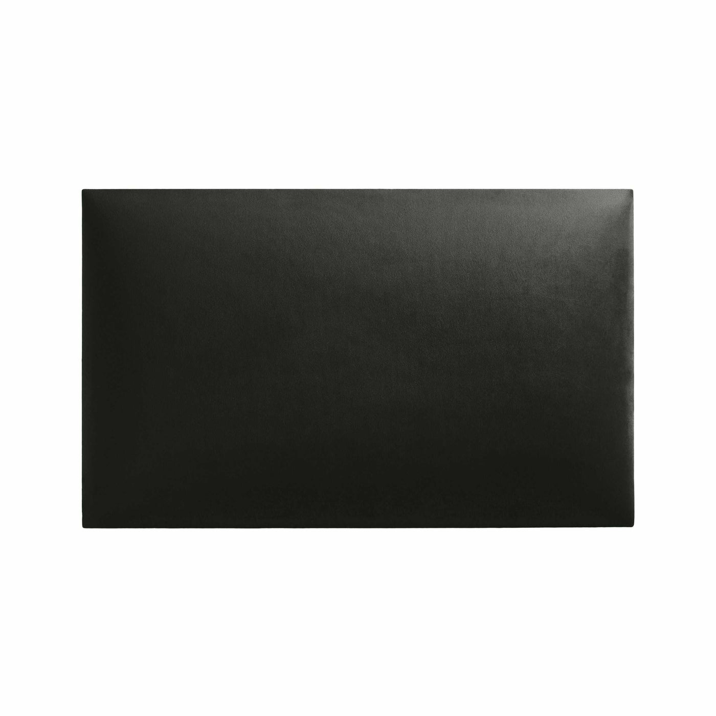 Rechteckiges Wandpolster 50x30 aus Riviera Samt Stoff in der Farbe Dunkel-Grau RV96